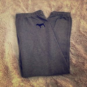 Pink Gray Sweatpants